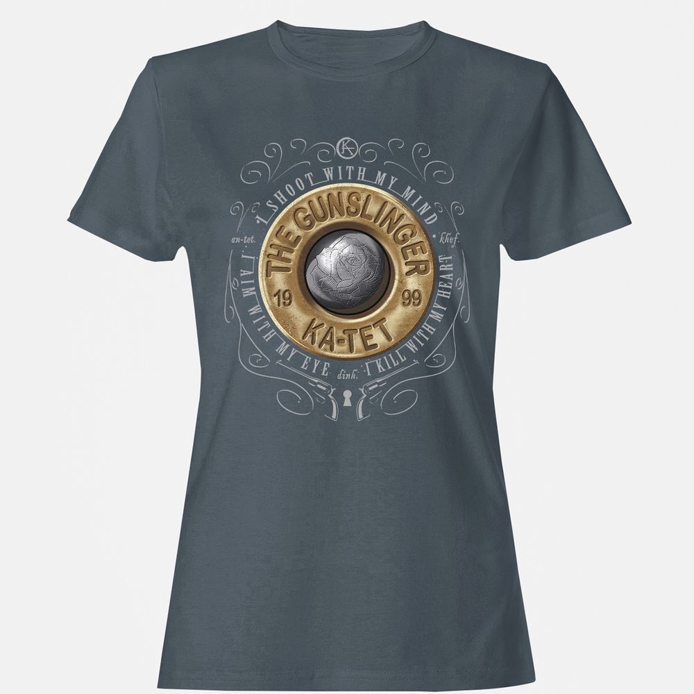 Women's T-Shirt - 7XUYXPV7 - Charcoal - 3
