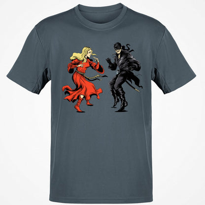 Classic Unisex T-Shirt - Y4X6CW1Q - Charcoal - 3