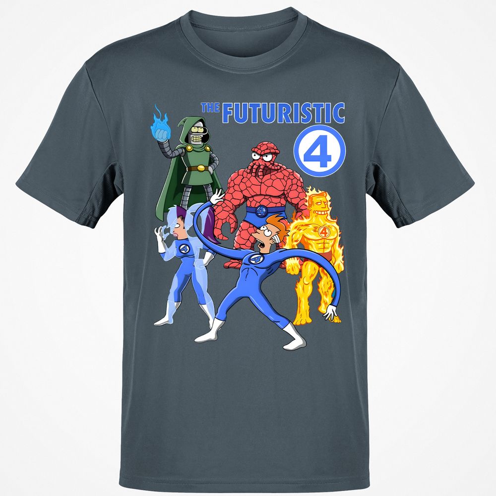 Classic Unisex T-Shirt - RX9XBK8M - Charcoal - 3