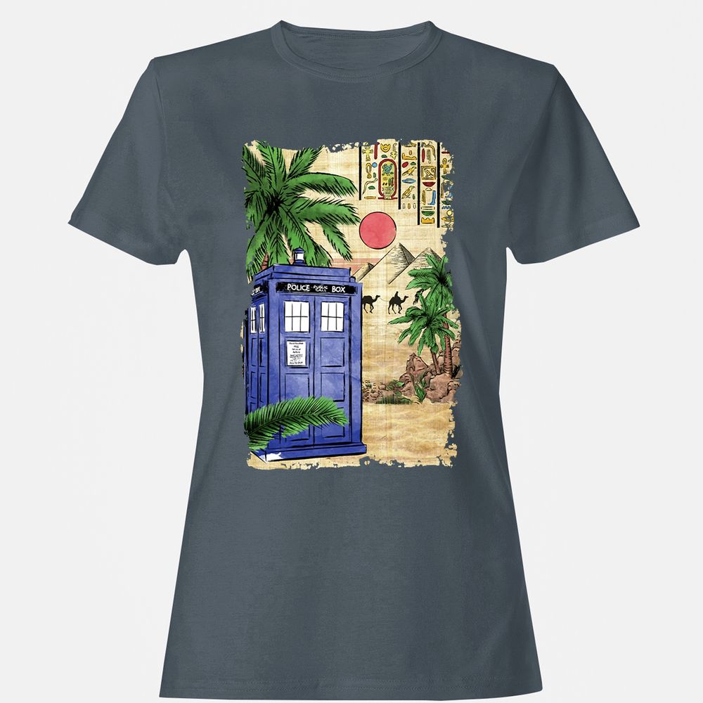 Women's T-Shirt - TXEWUJCD - Charcoal - 3