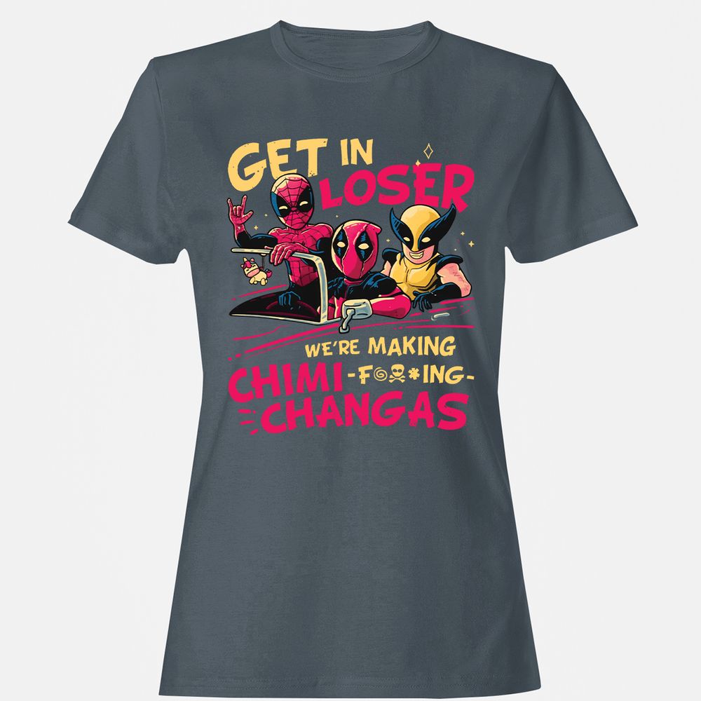 Women's T-Shirt - H3REQ1K9 - Charcoal - 3