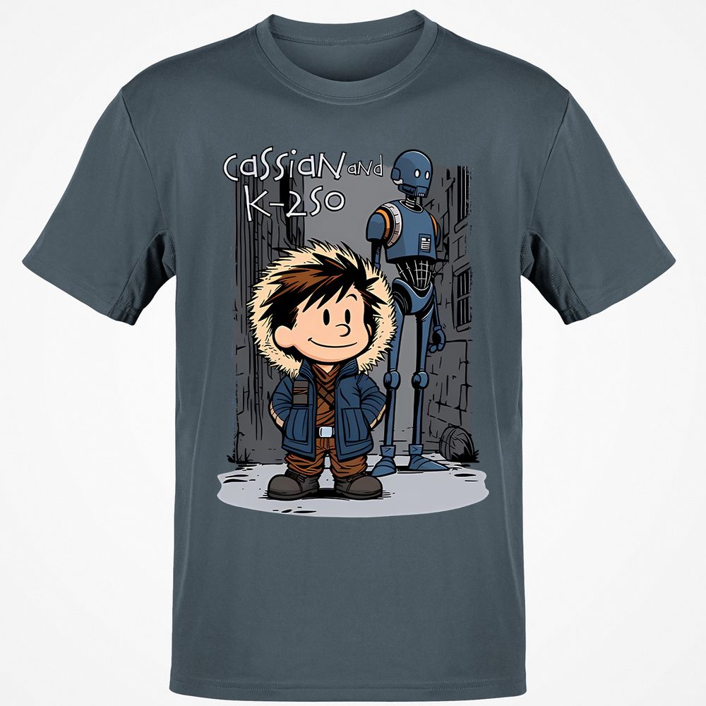 Classic Unisex T-Shirt - H5MPGAW1 - Charcoal - 3