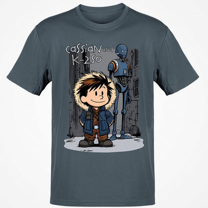 Classic Unisex T-Shirt - H5MPGAW1 - Charcoal - 3