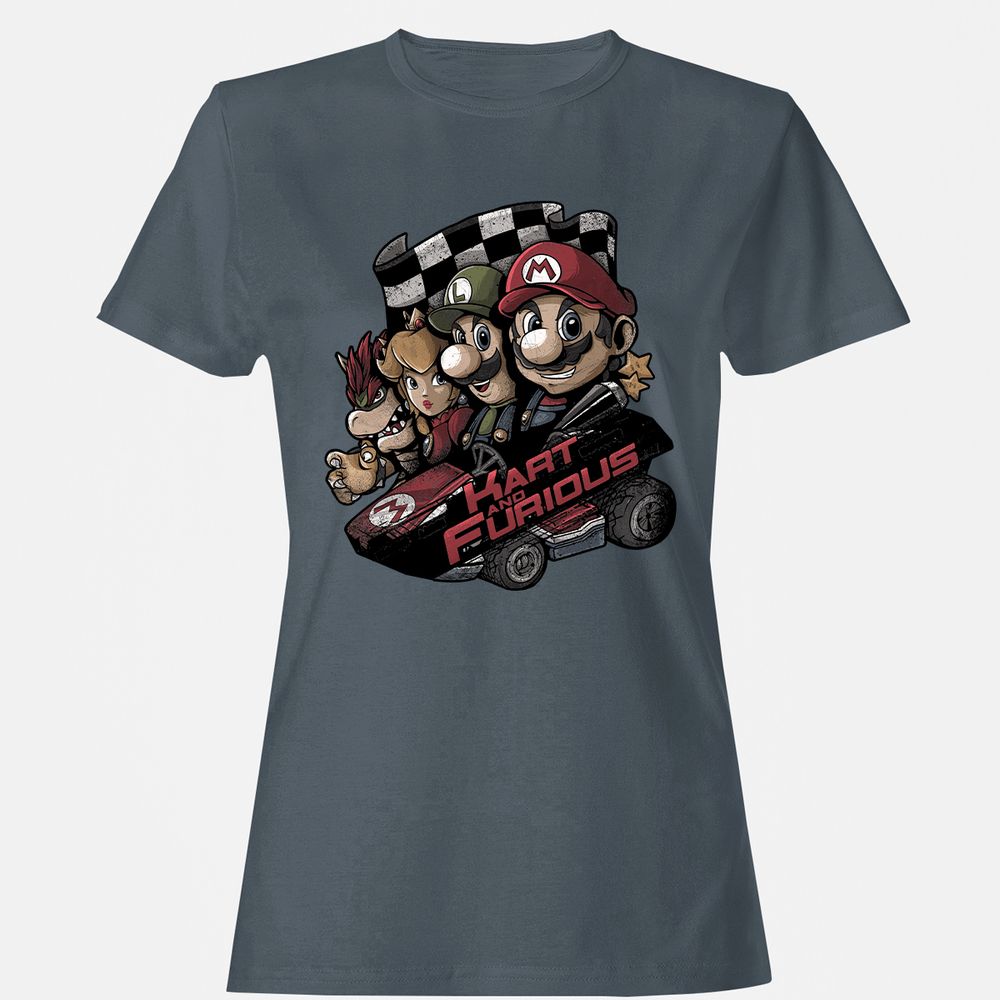 Women's T-Shirt - KVNQX68A - Charcoal - 3