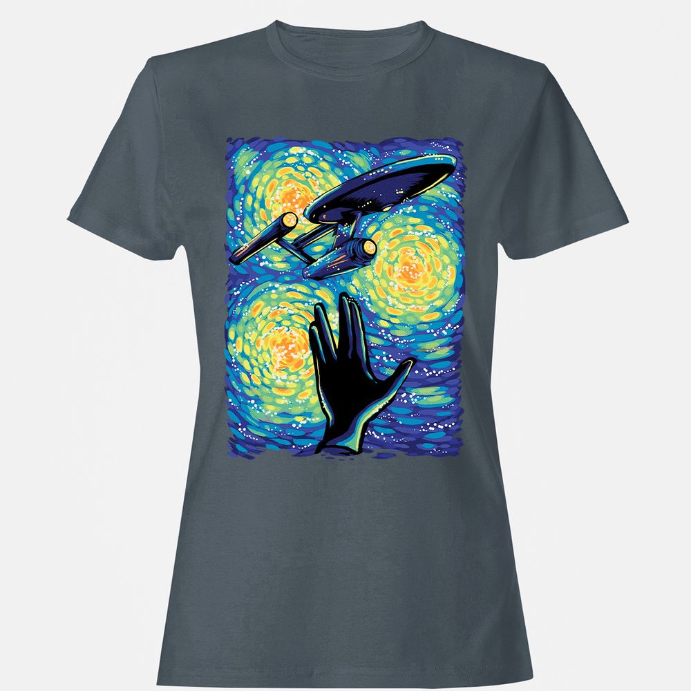 Women's T-Shirt - 8UNJM1QY - Charcoal - 3