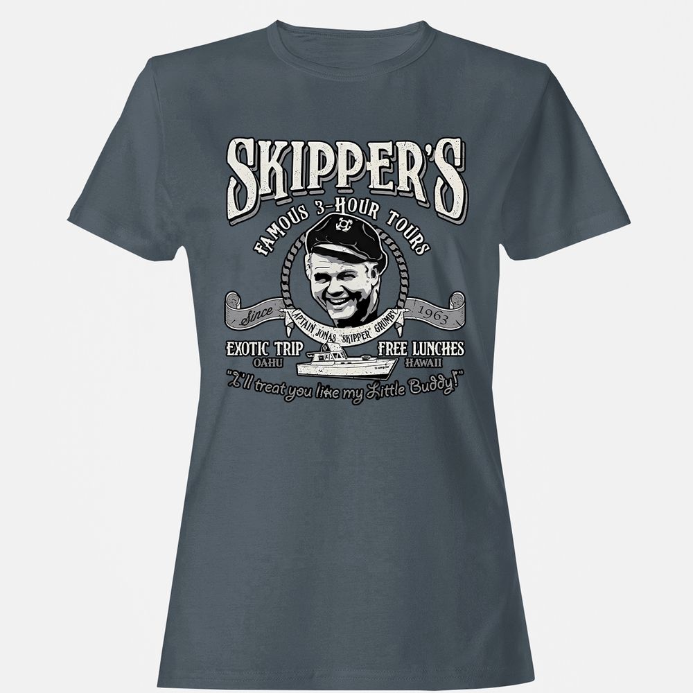 Women's T-Shirt - C7PJDB8A - Charcoal - 3