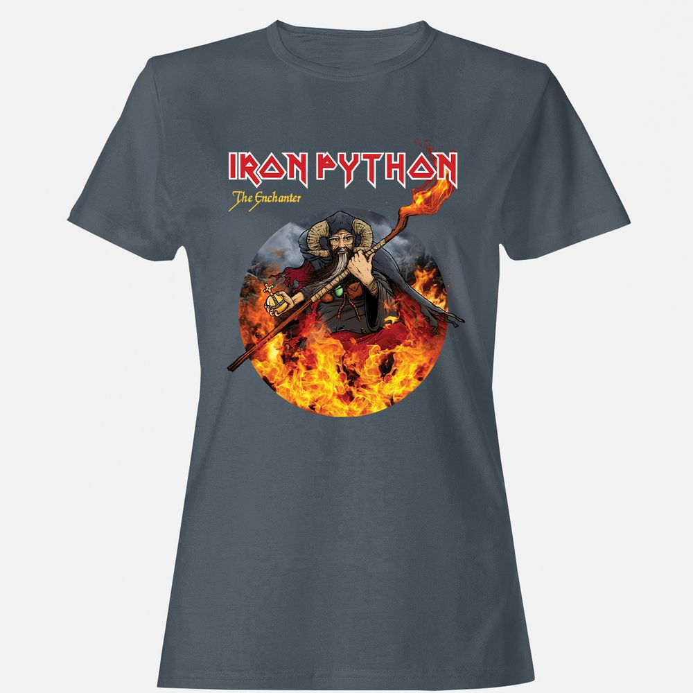 Women's T-Shirt - G5K8YCA2 - Charcoal - 3