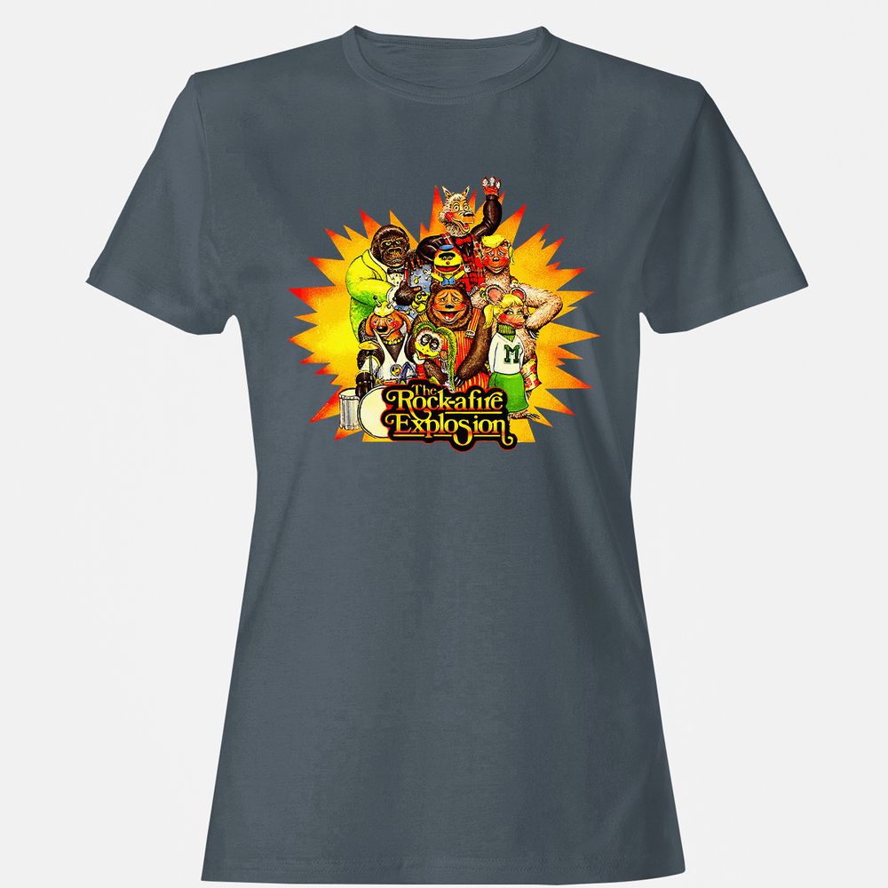 Women's T-Shirt - 5TZHNWS2 - Charcoal - 3