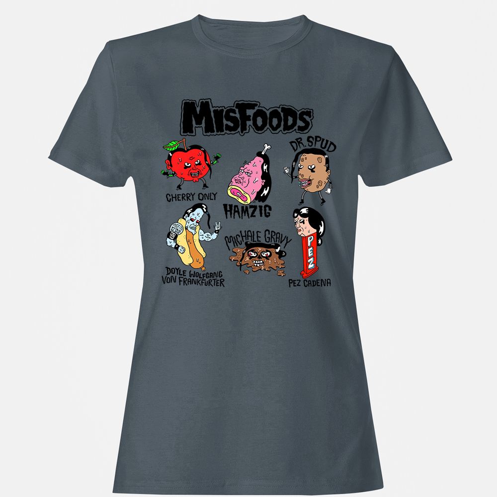 Women's T-Shirt - 9R55D4XT - Charcoal - 3