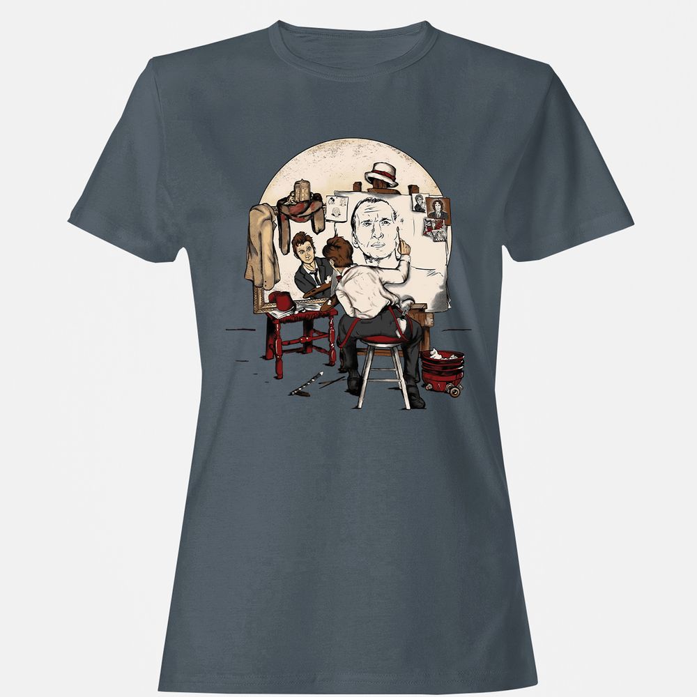 Women's T-Shirt - YNGG6AMJ - Charcoal - 3