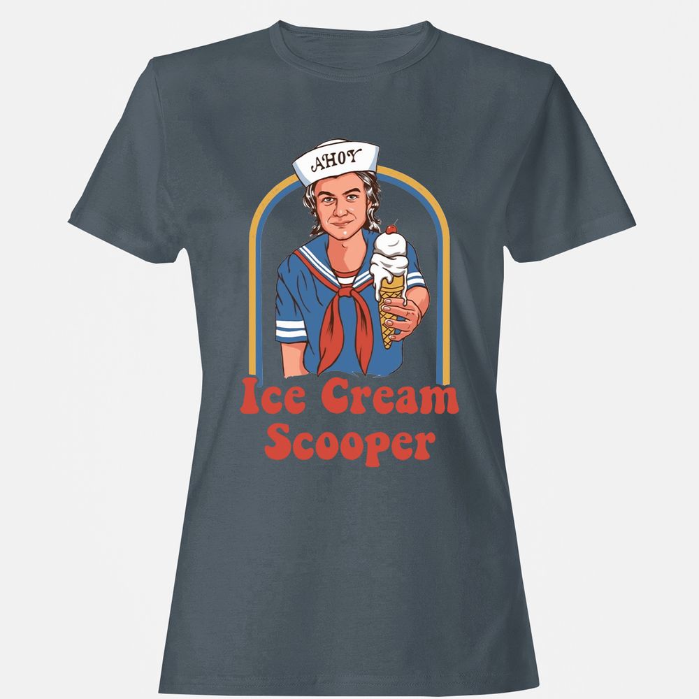 Women's T-Shirt - Y4TF54JA - Charcoal - 3