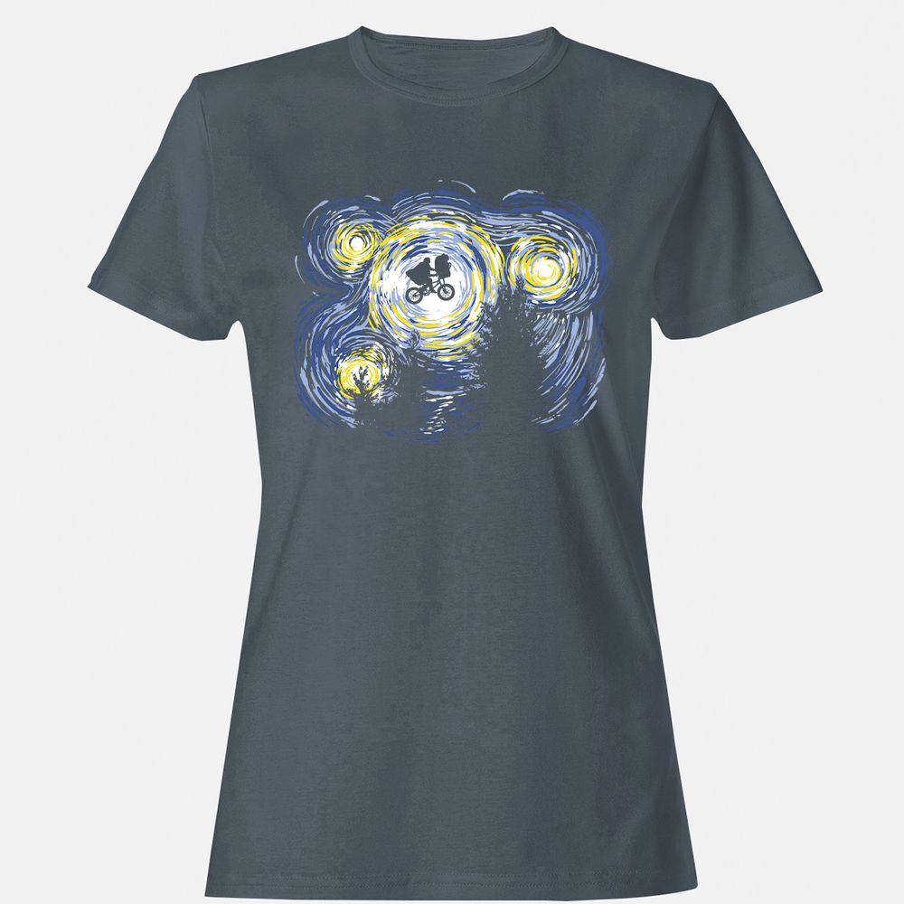 Women's T-Shirt - ZHU8NVCZ - Charcoal - 3