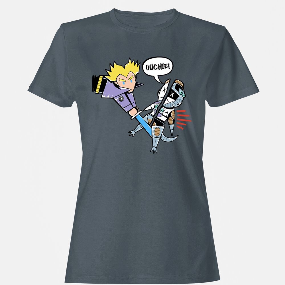 Women's T-Shirt - E57NVJZB - Charcoal - 3