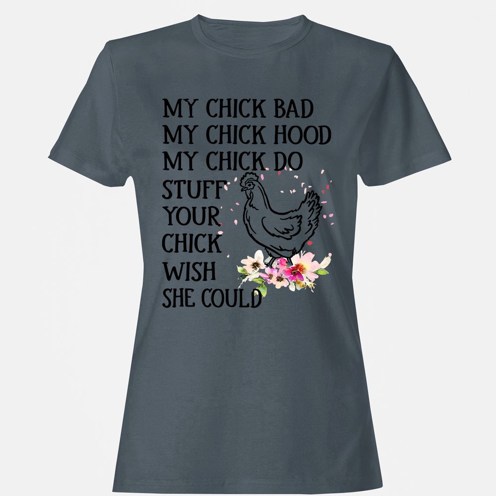 Women's T-Shirt - JS2ZXBAM - Charcoal - 3