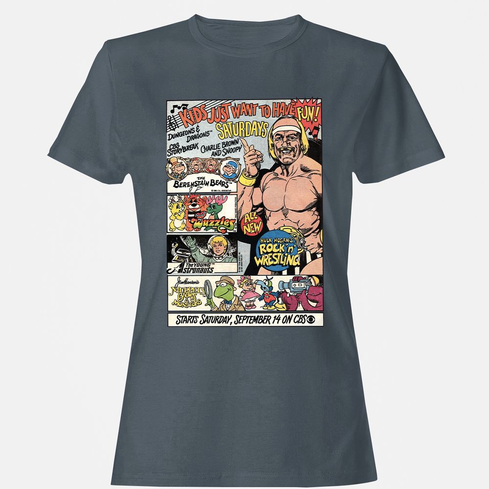 Women's T-Shirt - 5G16QMHQ - Charcoal - 3
