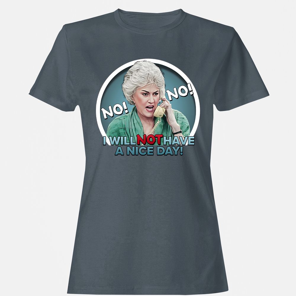 Women's T-Shirt - QFY3BM6Z - Charcoal - 3