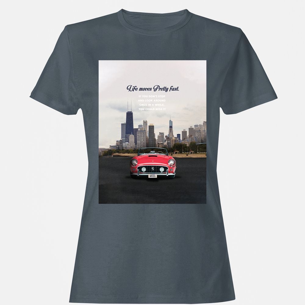 Women's T-Shirt - EUA64RK6 - Charcoal - 3