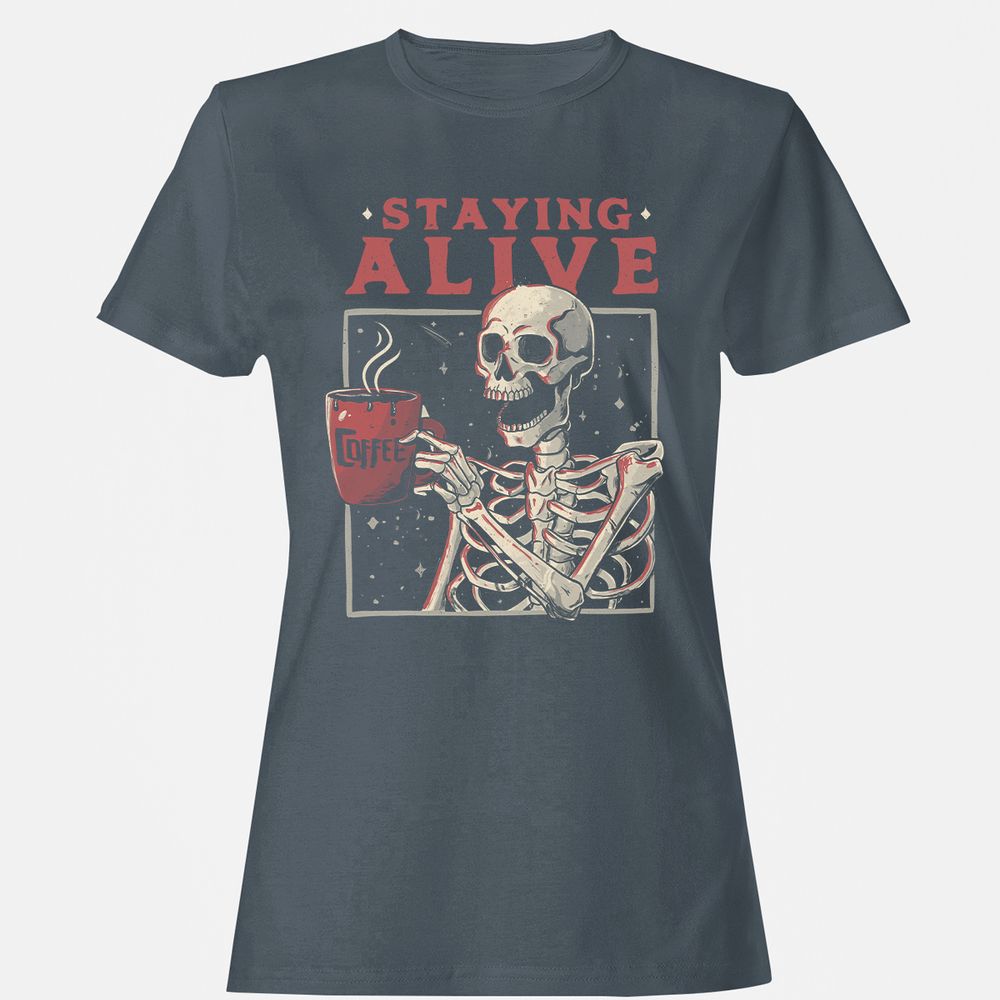 Women's T-Shirt - K69UMURU - Charcoal - 3
