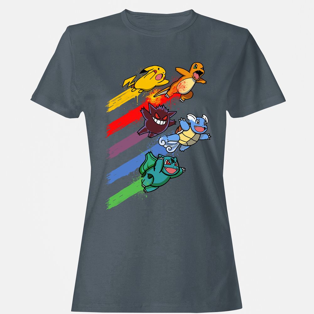 Women's T-Shirt - 3U4B4Q68 - Charcoal - 3