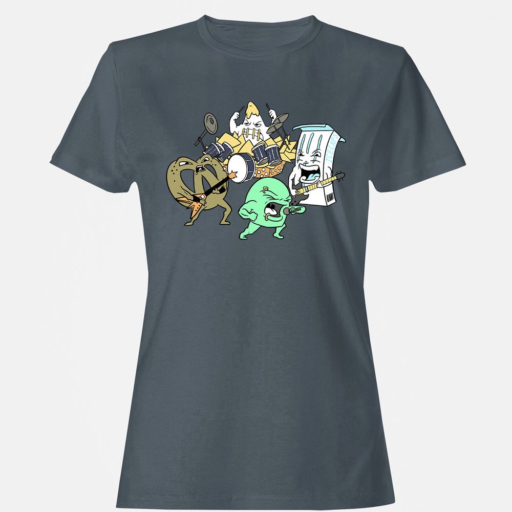 Women's T-Shirt - KS1H7KQY - Charcoal - 3