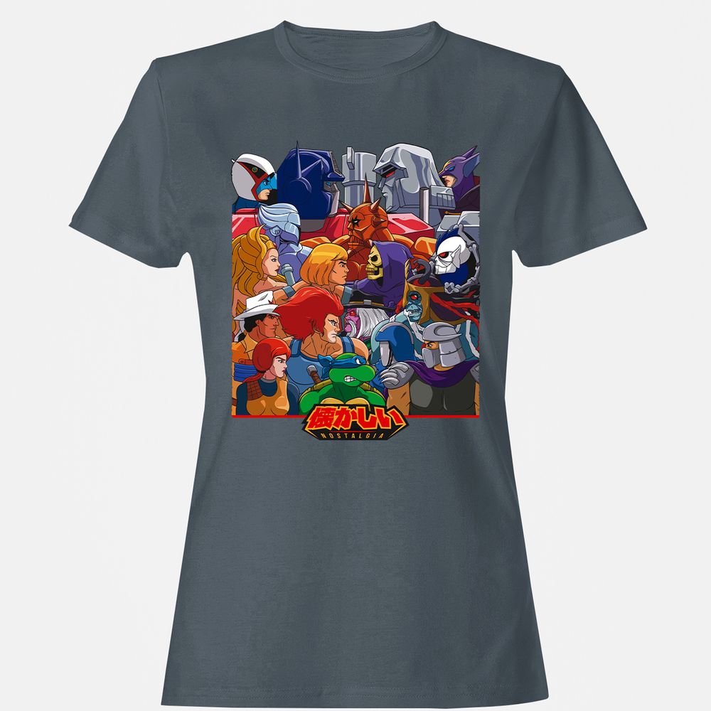 Women's T-Shirt - 4BKAL3WB - Charcoal - 3