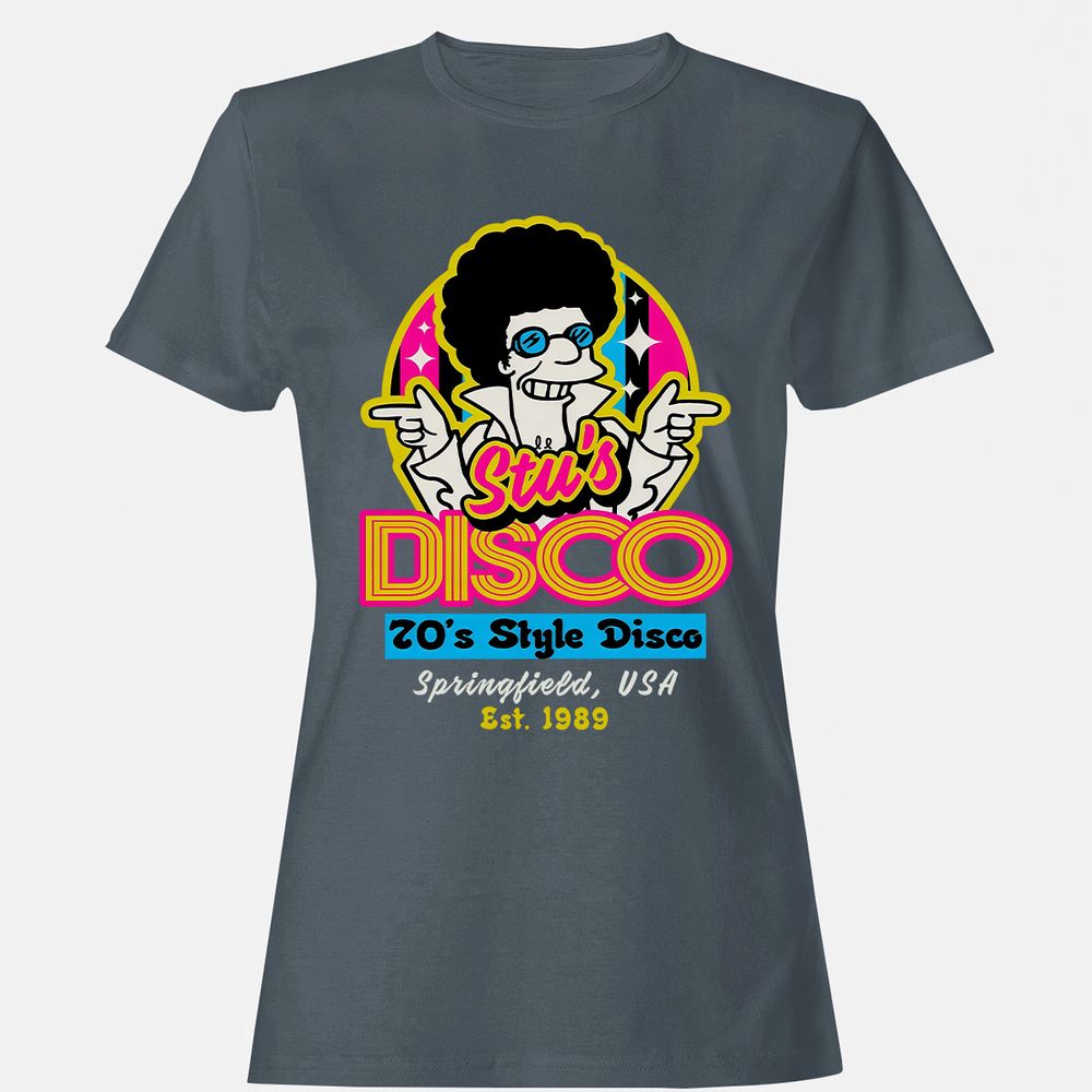Women's T-Shirt - 5U78M6K4 - Charcoal - 3