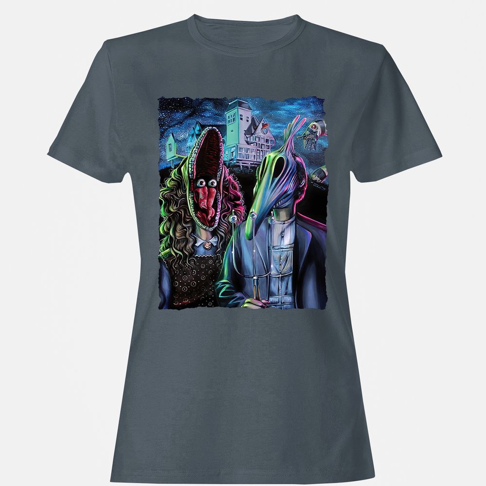 Women's T-Shirt - V5FJ2193 - Charcoal - 3