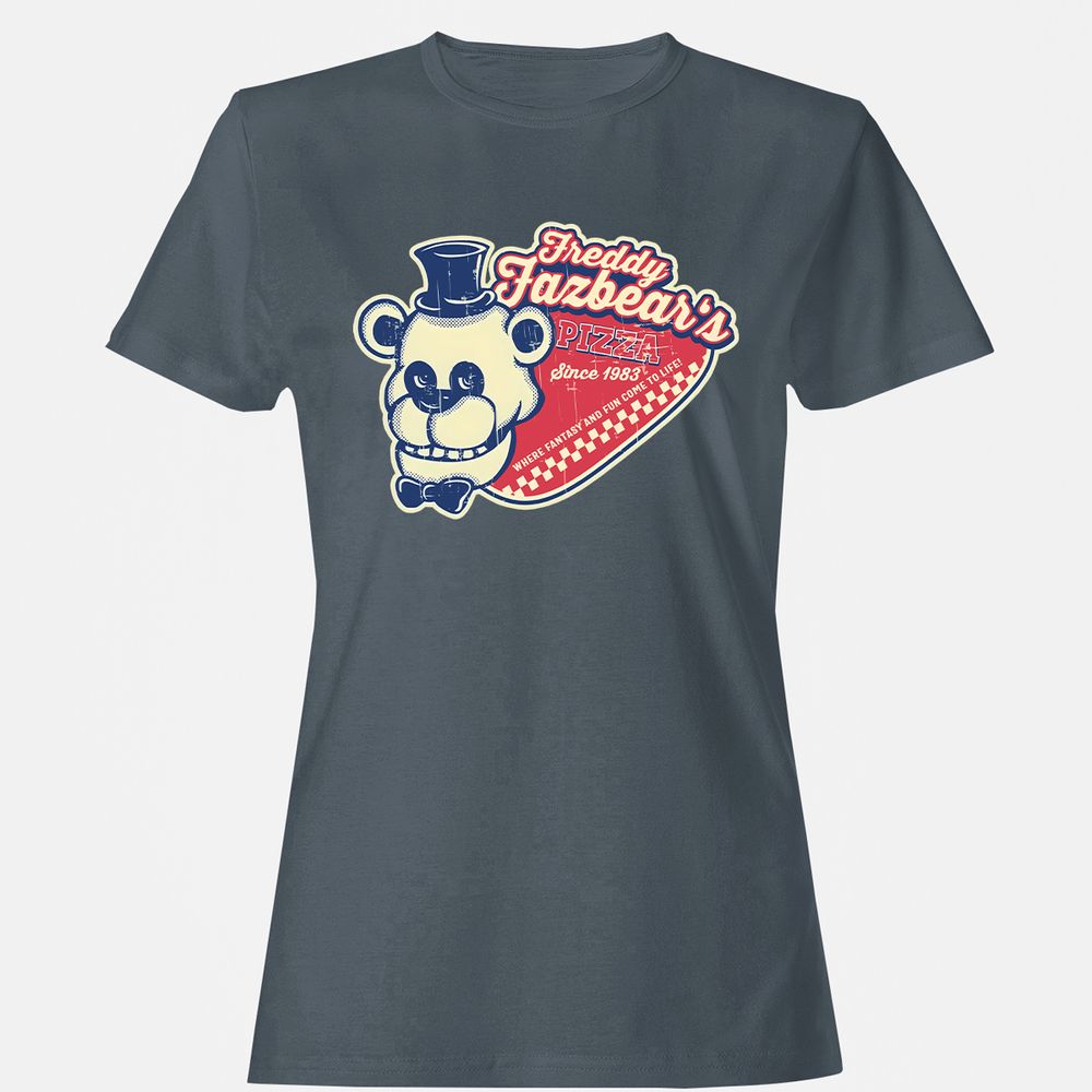 Women's T-Shirt - ZGQCU965 - Charcoal - 3