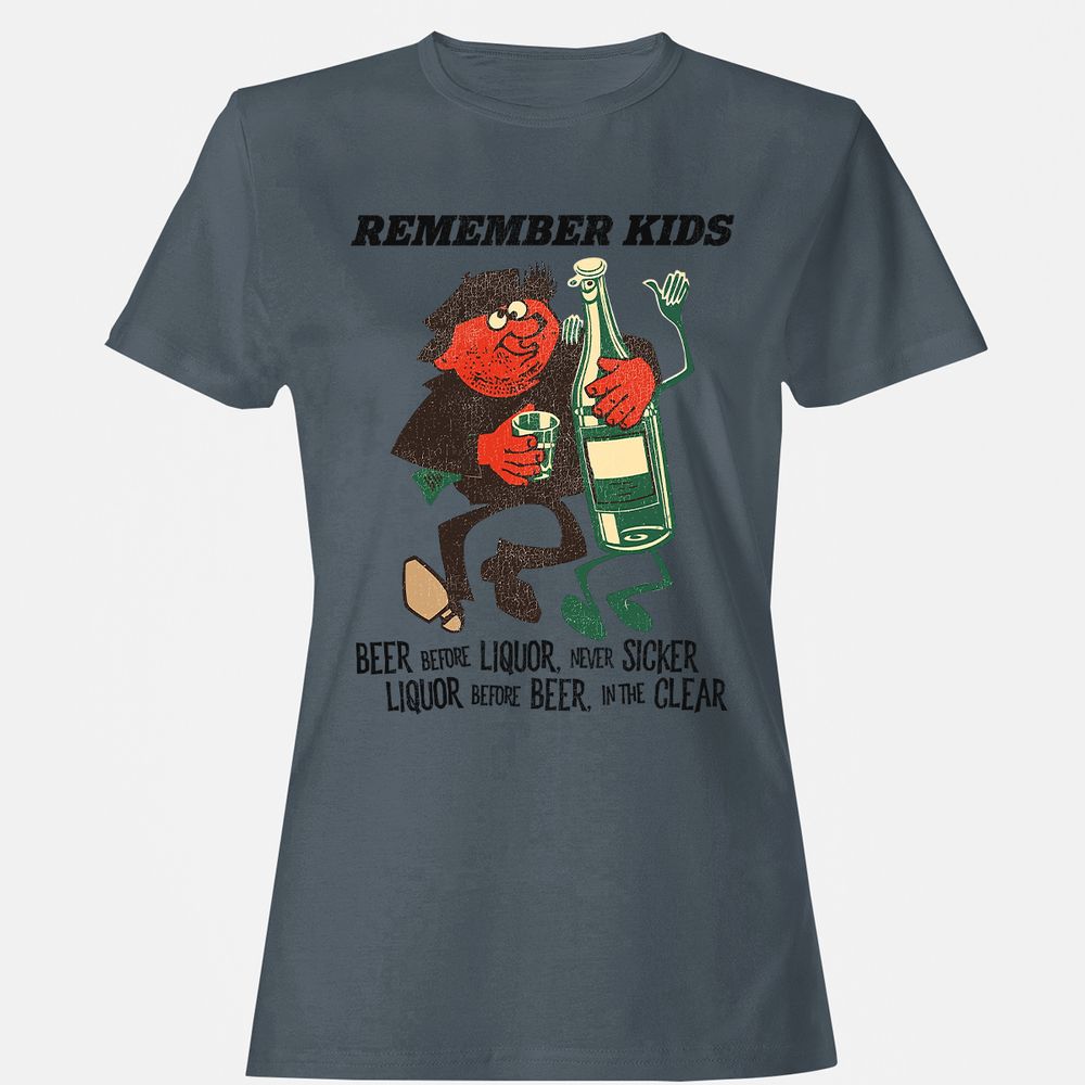 Women's T-Shirt - BD3XN3QX - Charcoal - 3