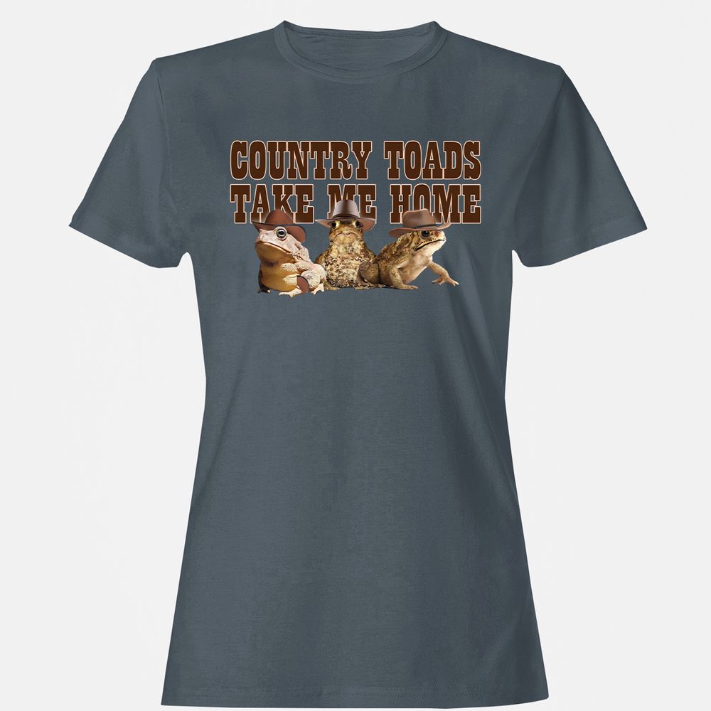 Country Toads Take Me Home - Charcoal - 3