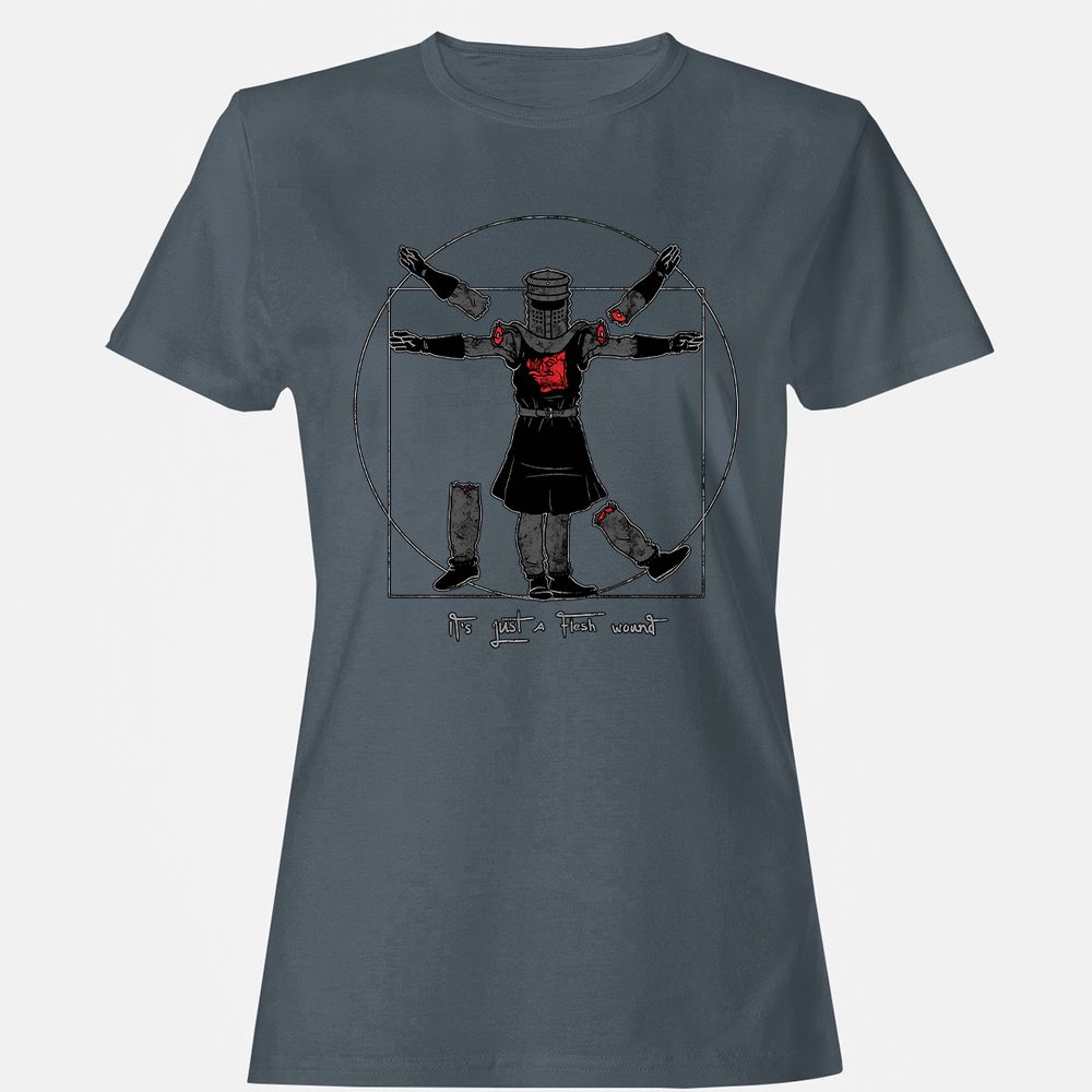 Women's T-Shirt - B4H9PBPV - Charcoal - 3