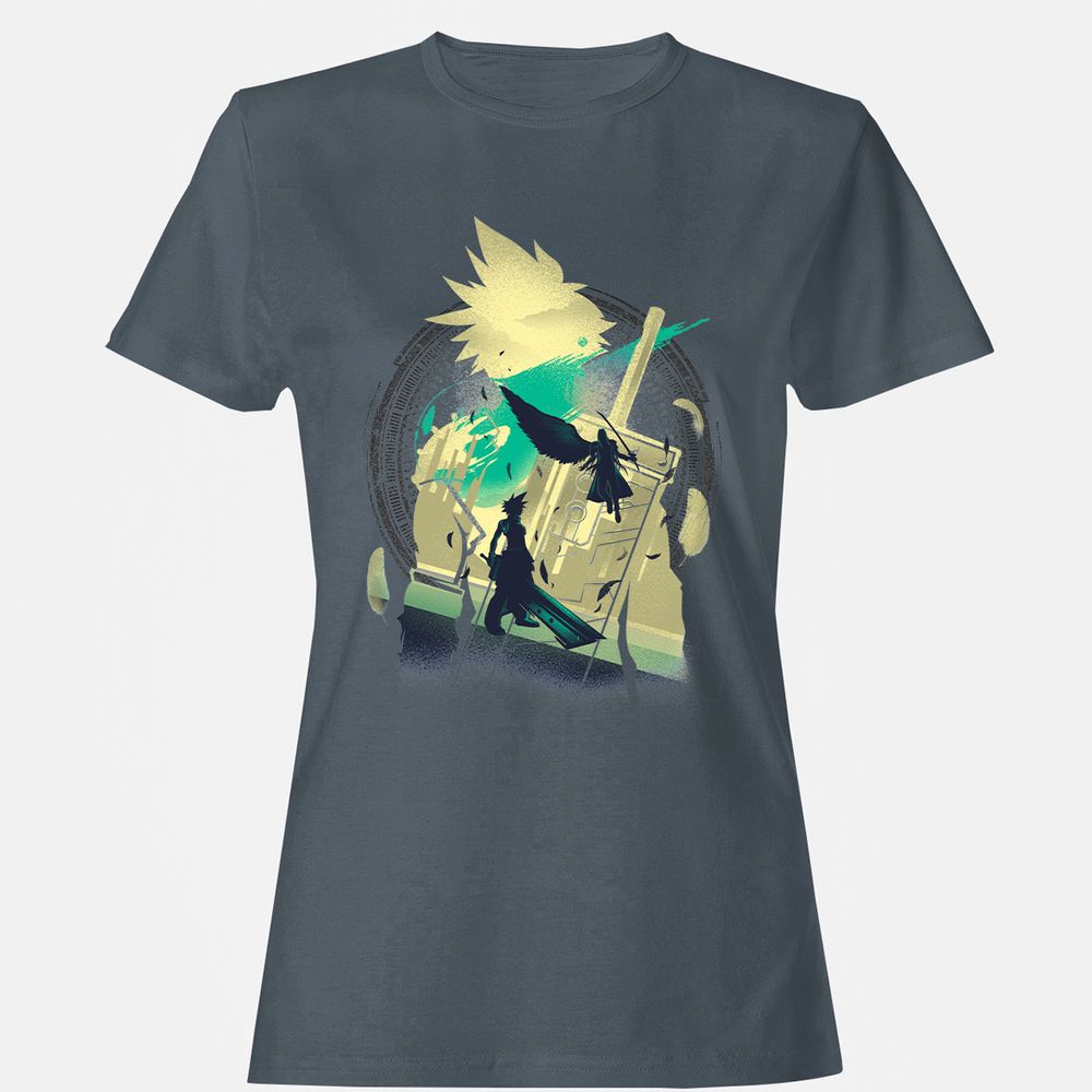 Women's T-Shirt - RLKQPBRR - Charcoal - 3