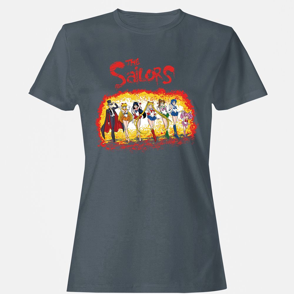 Women's T-Shirt - UZ6FSLE8 - Charcoal - 3