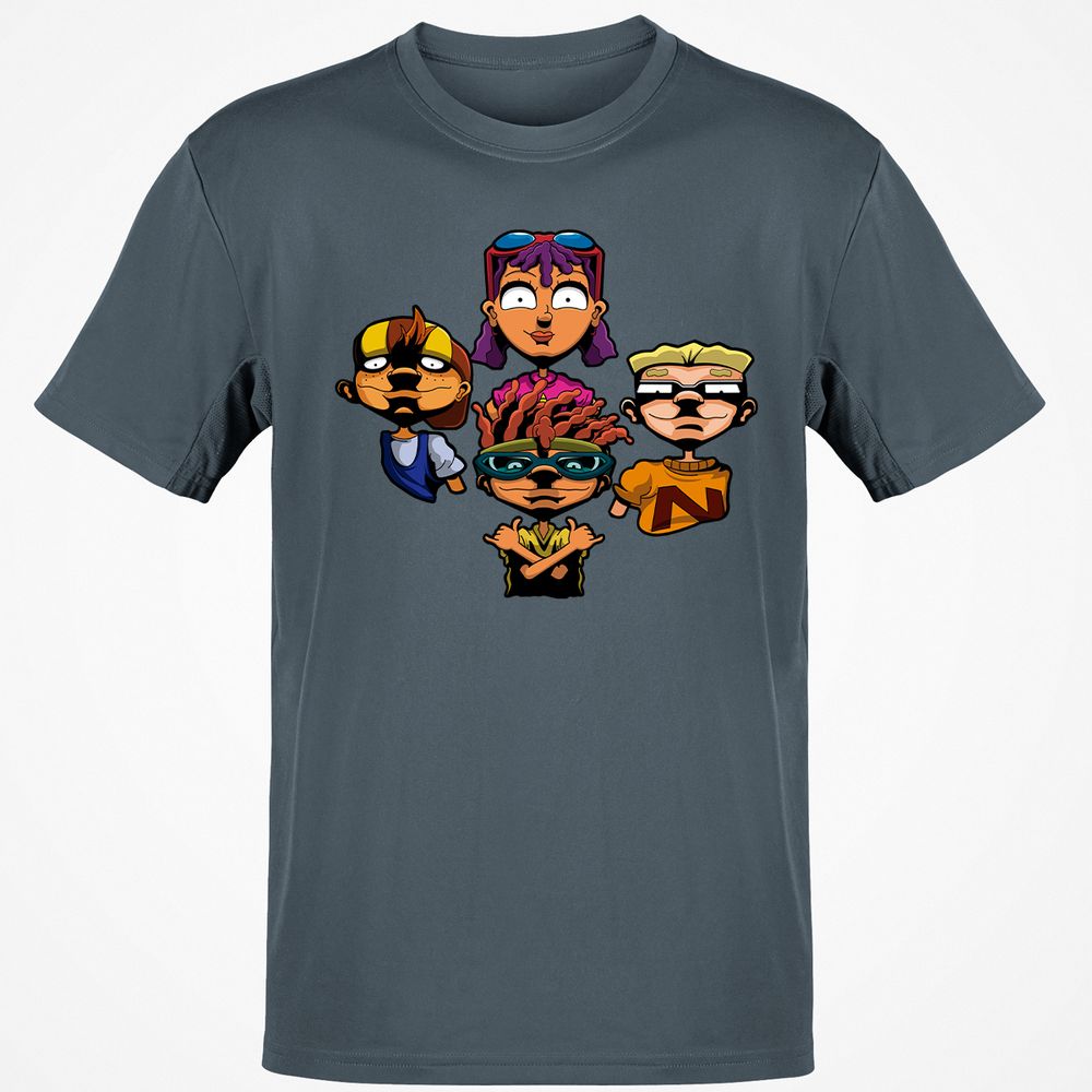 Classic Unisex T-Shirt - JCG3CRED - Charcoal - 3