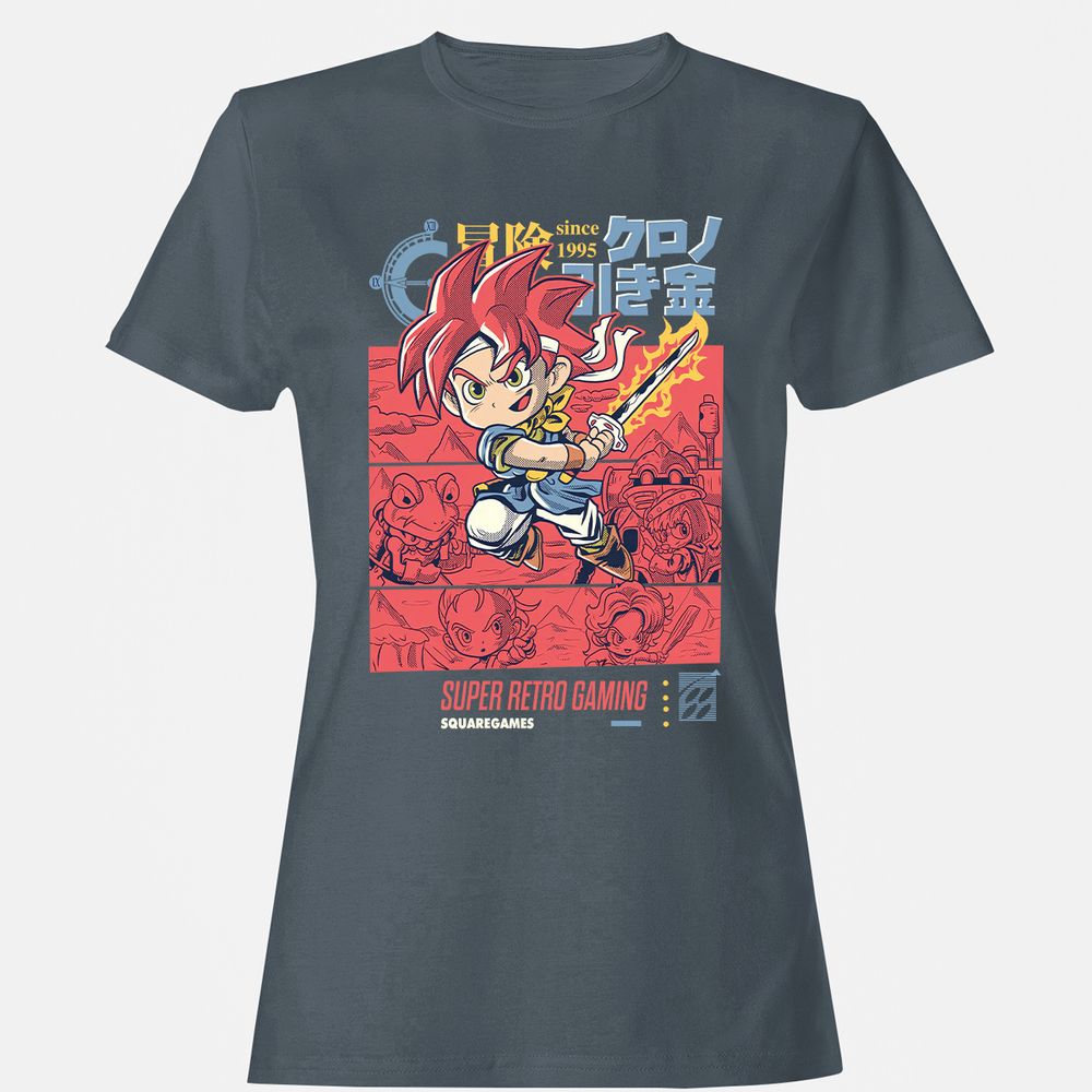 Women's T-Shirt - FZGM1QM3 - Charcoal - 3