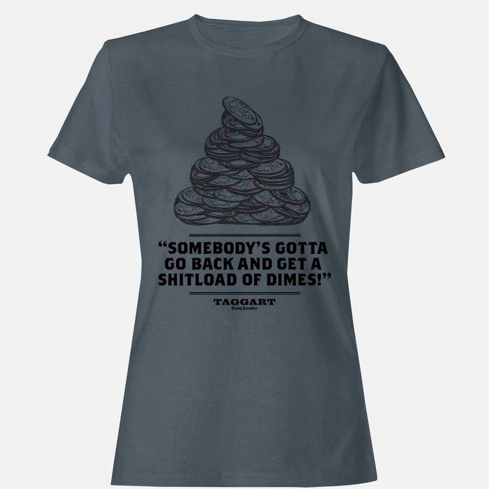 Women's T-Shirt - C6YTJURU - Charcoal - 3