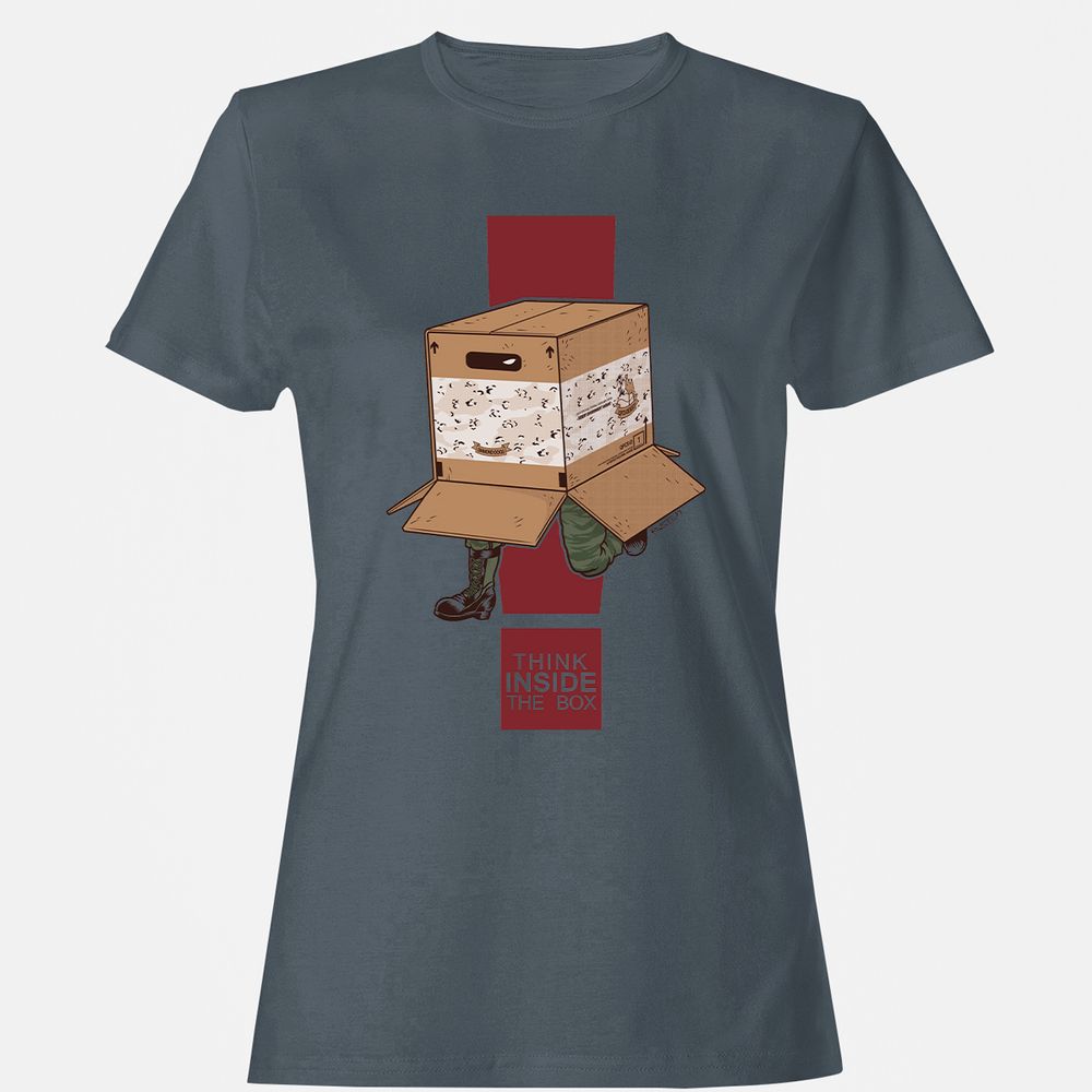 Women's T-Shirt - 8GAHCQYN - Charcoal - 3