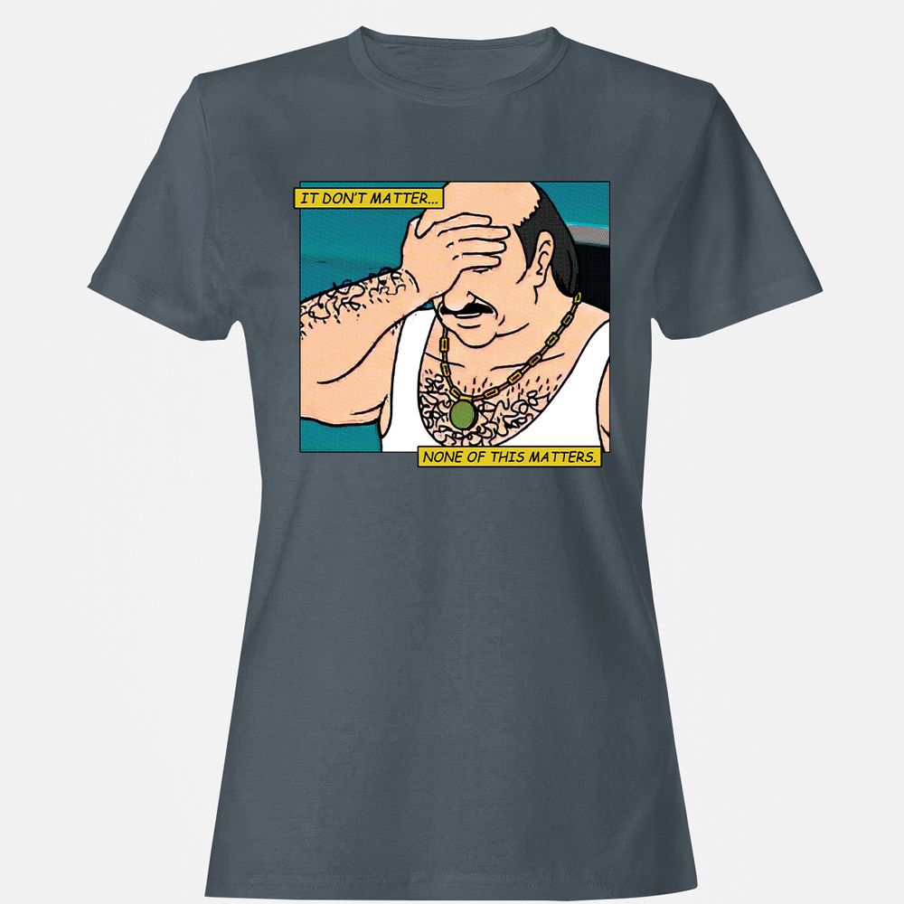Women's T-Shirt - 49RN4Z59 - Charcoal - 3