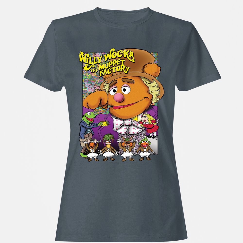 Women's T-Shirt - EY3BYHFQ - Charcoal - 3