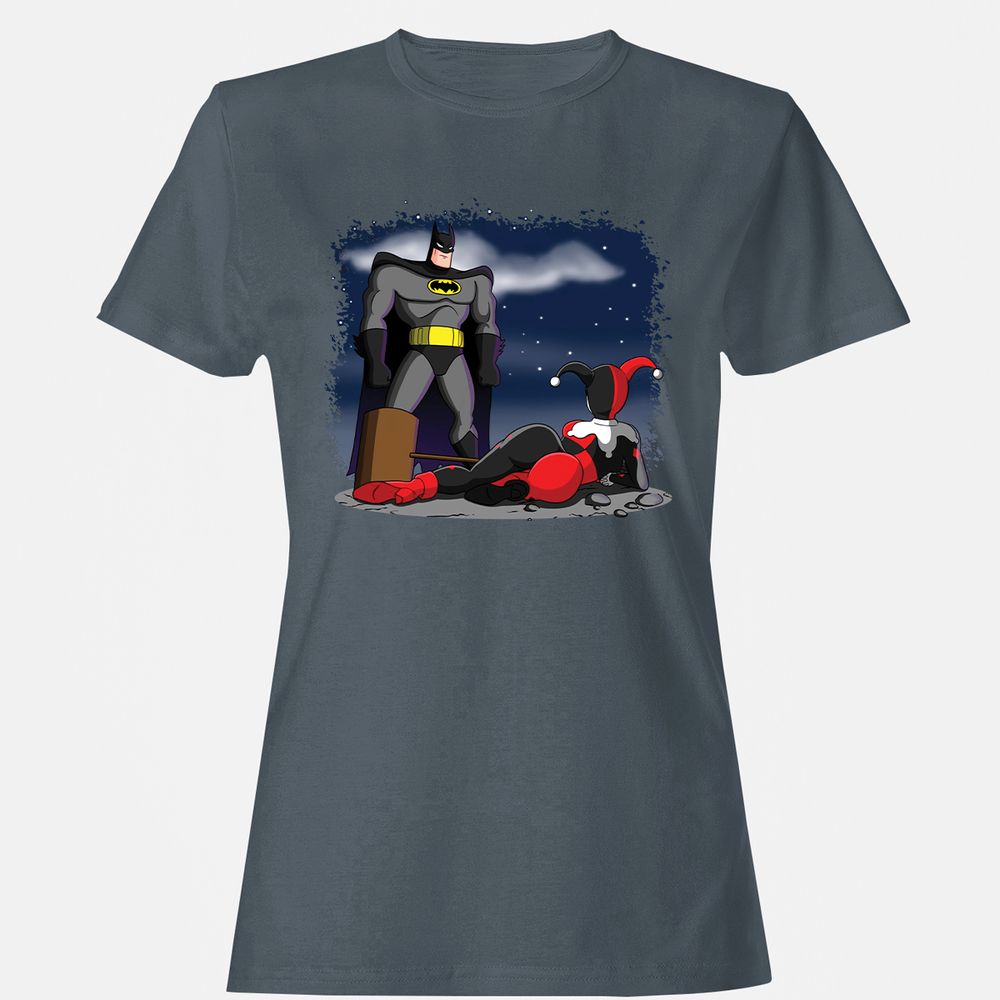 Women's T-Shirt - 3LZ1WF3X - Charcoal - 3