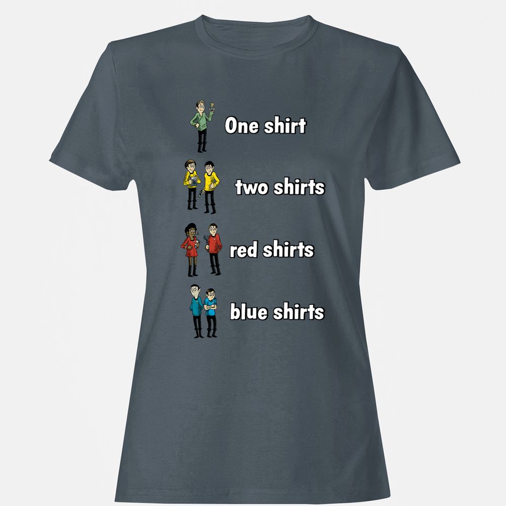 Women's T-Shirt - LC9G9EJ4 - Charcoal - 3