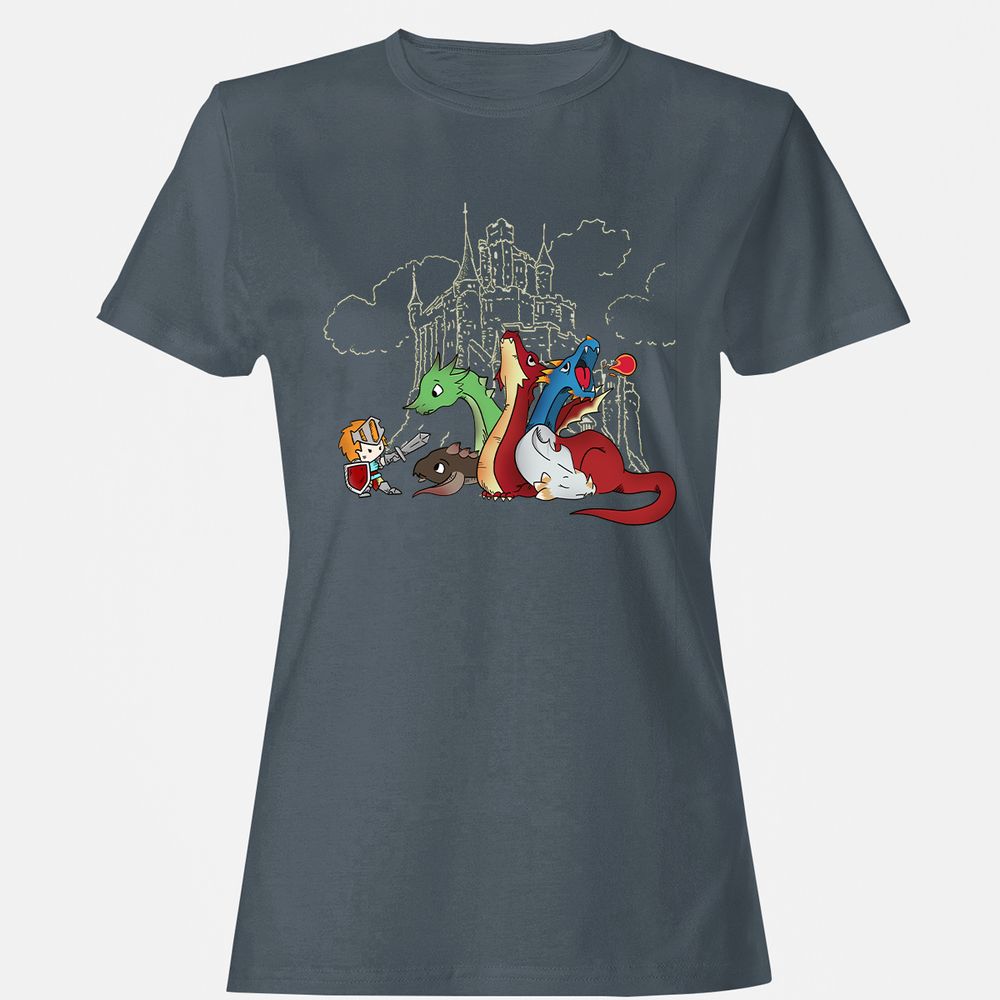 Women's T-Shirt - WAJ6BS4S - Charcoal - 3