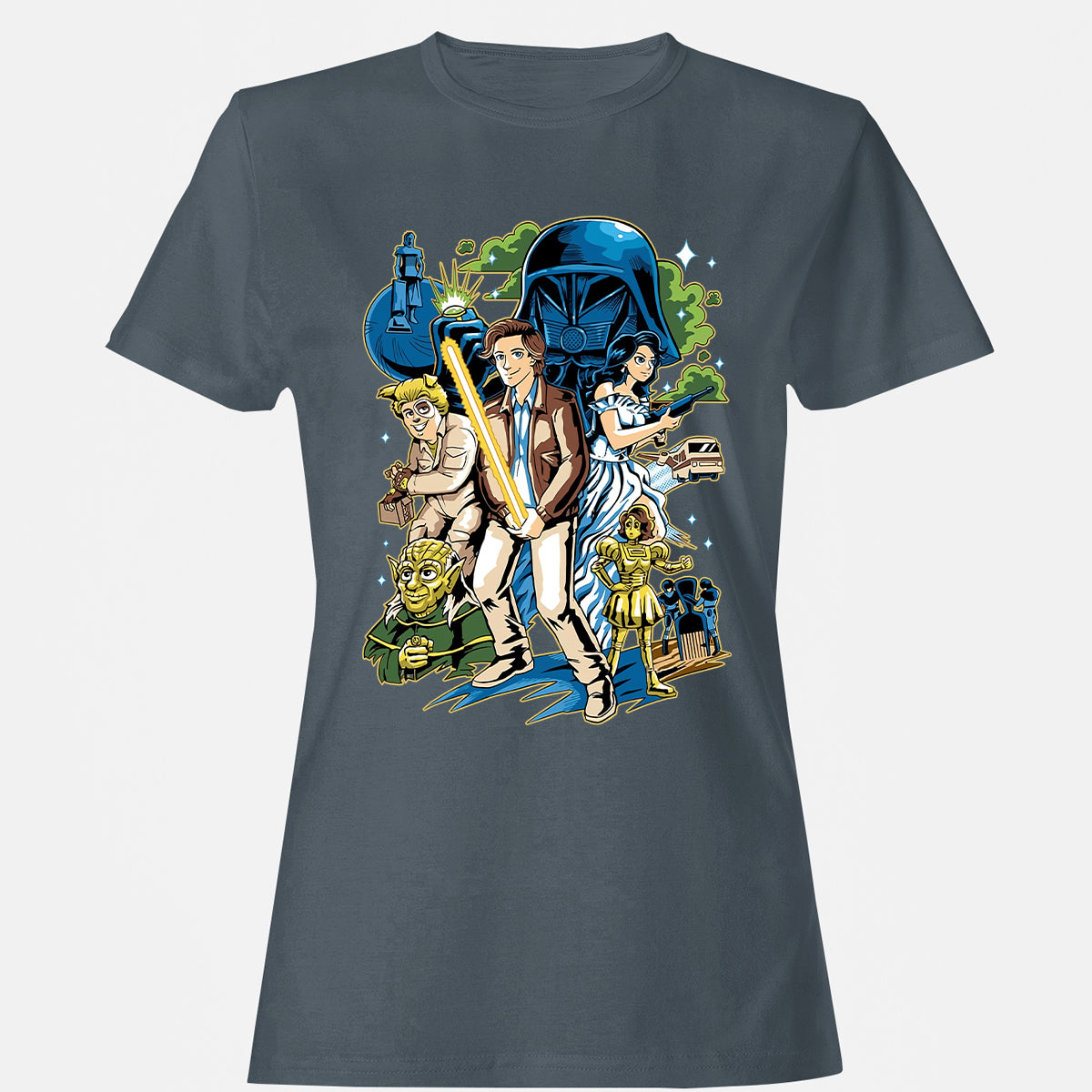 Women's T-Shirt - XL6P5ZGG - Charcoal - 3