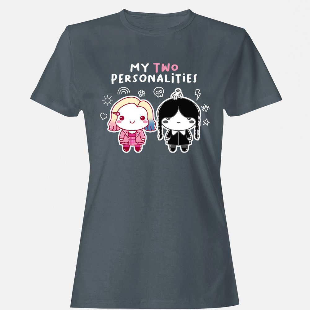 Women's T-Shirt - NVWRX856 - Charcoal - 3