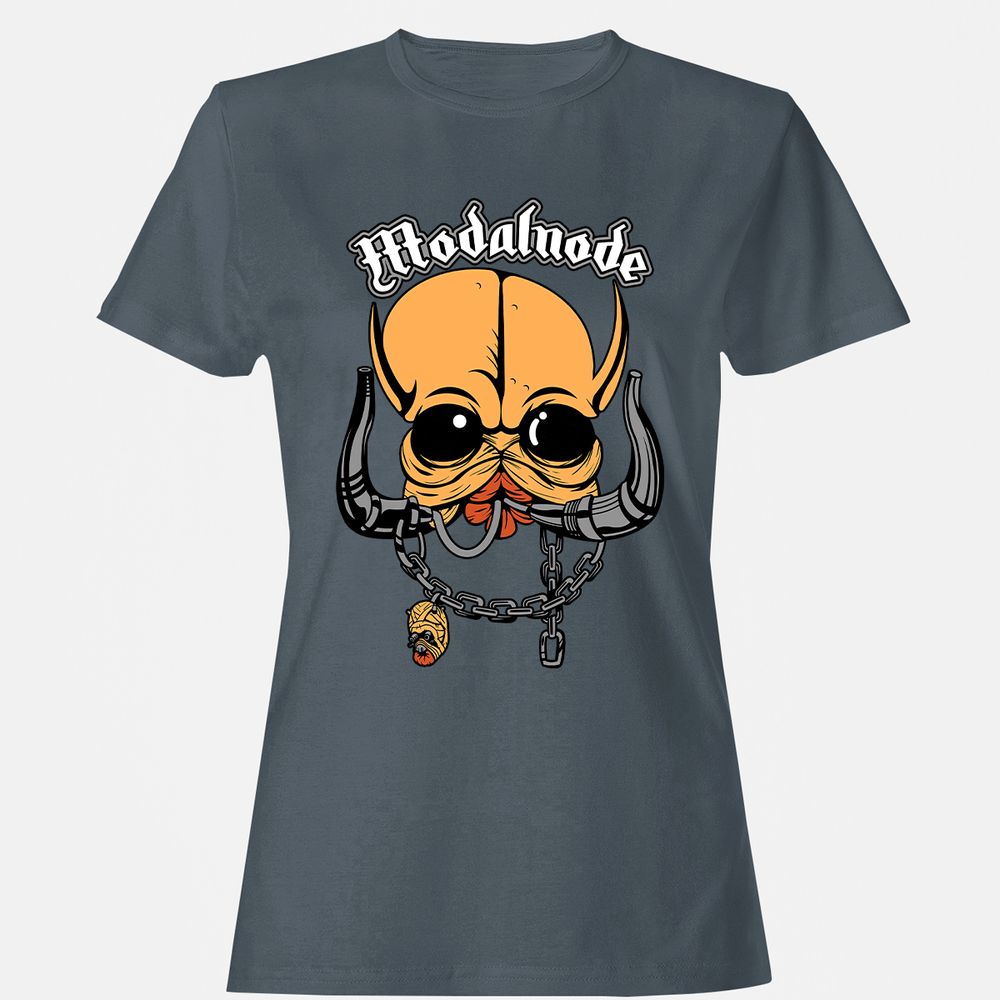 Women's T-Shirt - MR7XUFE9 - Charcoal - 3