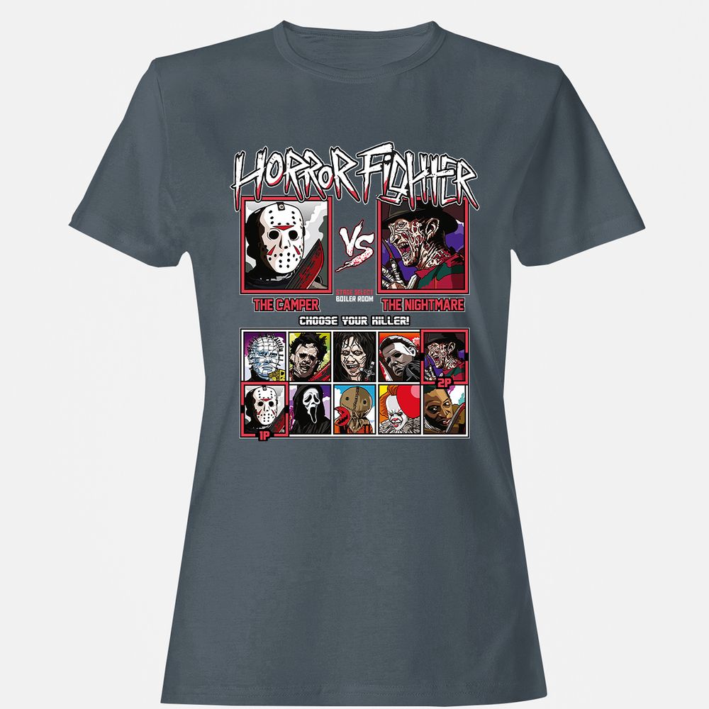 Women's T-Shirt - NJCPDTVJ - Charcoal - 3