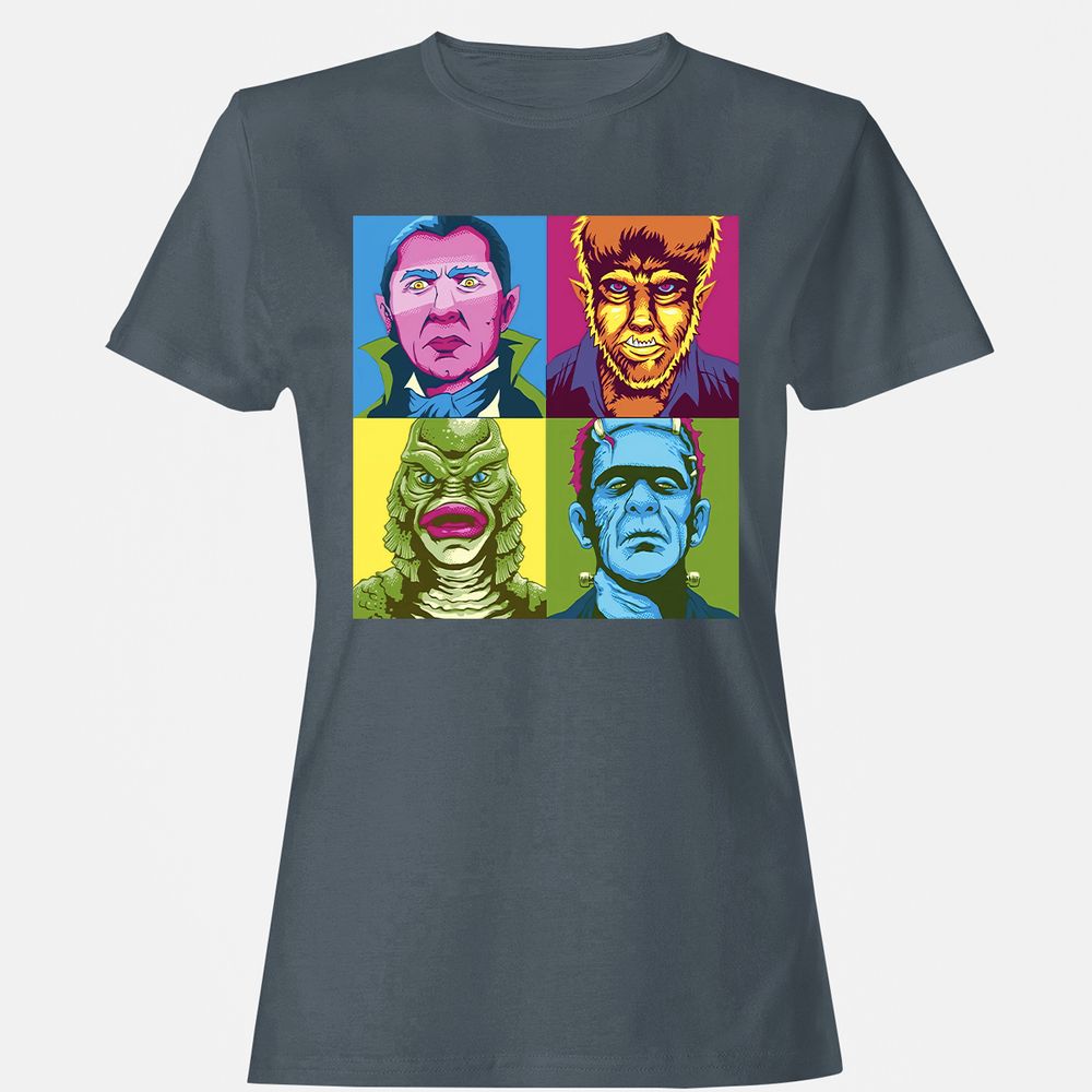 Women's T-Shirt - TFVDZG6K - Charcoal - 3
