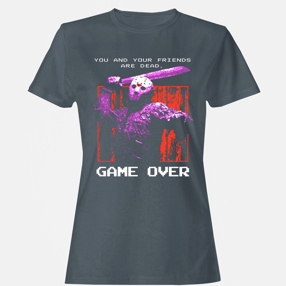 Women's T-Shirt - SSUBB9QR - Charcoal - 3