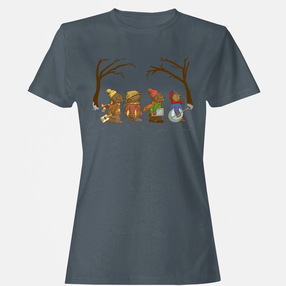 Women's T-Shirt - 1ZYEHK75 - Charcoal - 3