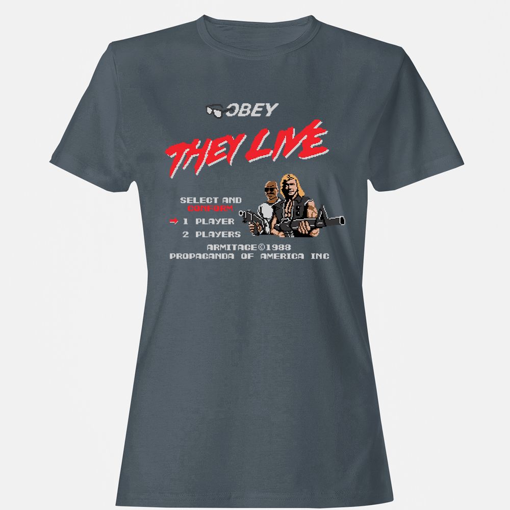 Women's T-Shirt - 6LTQYZMM - Charcoal - 3